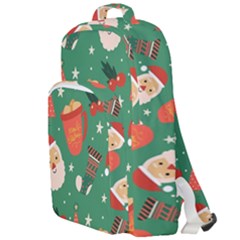 Colorful Funny Christmas Pattern Double Compartment Backpack by Vaneshart