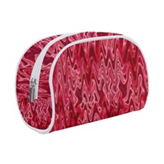 Background Abstract Surface Red Makeup Case (small)