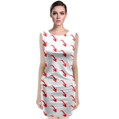 Create Your Own Custom Online Full Print Blank Template Classic Sleeveless Midi Dress by startdesign