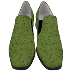 Groyper Pepe The Frog Original Meme Funny Kekistan Green Pattern Women Slip On Heel Loafers by snek