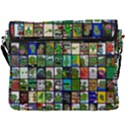 Pepe The Frog Memes of 2019 Picture Patchwork Pattern Buckle Messenger Bag View3