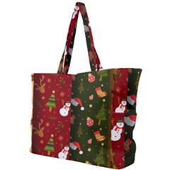 Hand Drawn Christmas Pattern Collection Simple Shoulder Bag by Vaneshart