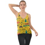 Colorful Funny Christmas Pattern Cool Ho Ho Ho Lol Chiffon Cami