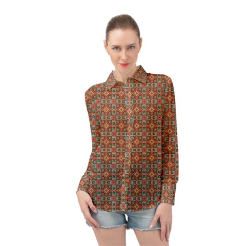 Df Sapient Legacy Long Sleeve Chiffon Shirt by deformigo