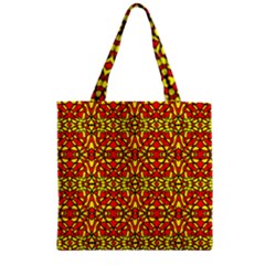 Rby 113 Zipper Grocery Tote Bag by ArtworkByPatrick