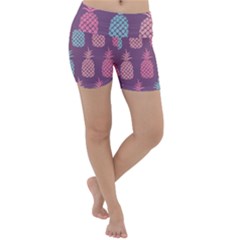 Pineapple Wallpaper Pattern 1462307008mhe Lightweight Velour Yoga Shorts by Sobalvarro