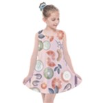 Hygge Seamless Pattern Kids  Summer Dress