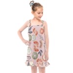 Hygge Seamless Pattern Kids  Overall Dress