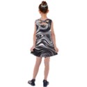 Wave Abstract Lines Kids  Cross Back Dress View2