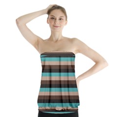 Stripey 1 Strapless Top by anthromahe