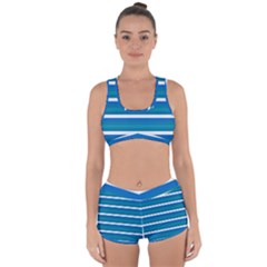 Stripey 3 Racerback Boyleg Bikini Set by anthromahe