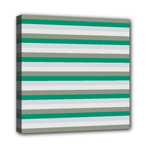 Stripey 4 Mini Canvas 8  X 8  (stretched) by anthromahe