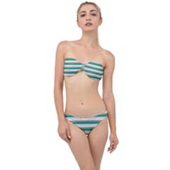Stripey 4 Classic Bandeau Bikini Set by anthromahe