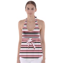 Stripey 5 Babydoll Tankini Top by anthromahe