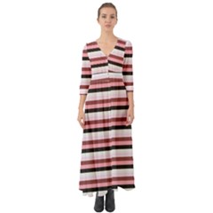 Stripey 5 Button Up Boho Maxi Dress by anthromahe