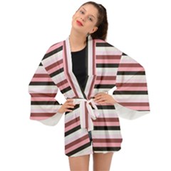 Stripey 5 Long Sleeve Kimono by anthromahe