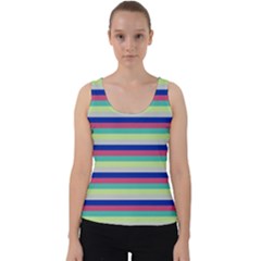 Stripey 6 Velvet Tank Top by anthromahe