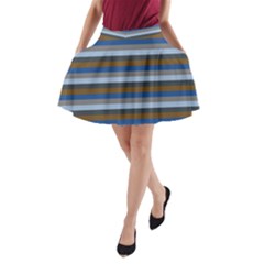 Stripey 7 A-line Pocket Skirt by anthromahe