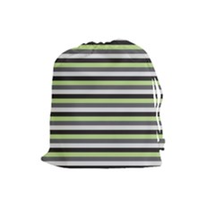 Stripey 8 Drawstring Pouch (large) by anthromahe