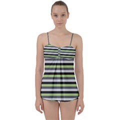 Stripey 8 Babydoll Tankini Set by anthromahe