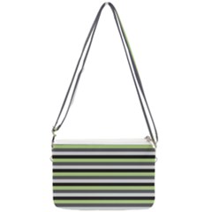 Stripey 8 Double Gusset Crossbody Bag by anthromahe