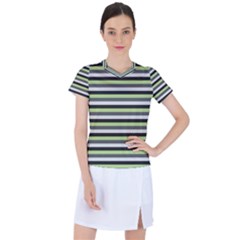 Stripey 8 Women s Sports Top by anthromahe