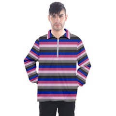 Stripey 9 Men s Half Zip Pullover by anthromahe