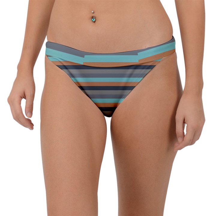 Stripey 10 Band Bikini Bottom