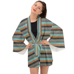 Stripey 10 Long Sleeve Kimono by anthromahe