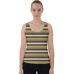 Stripey 12 Velvet Tank Top by anthromahe