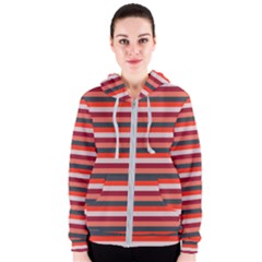 Stripey 13 Women s Zipper Hoodie by anthromahe