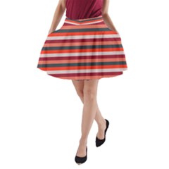 Stripey 13 A-line Pocket Skirt by anthromahe