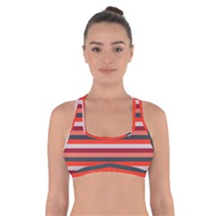 Stripey 13 Cross Back Sports Bra by anthromahe