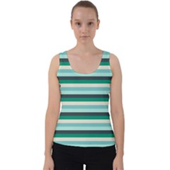 Stripey 14 Velvet Tank Top by anthromahe