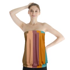 Stripey 15 Strapless Top by anthromahe