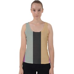 Stripey 16 Velvet Tank Top by anthromahe