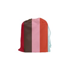 Stripey 19 Drawstring Pouch (small) by anthromahe