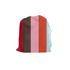 Stripey 19 Drawstring Pouch (medium) by anthromahe