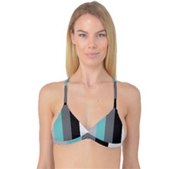 Stripey 20 Reversible Tri Bikini Top by anthromahe