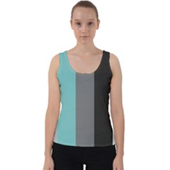 Stripey 20 Velvet Tank Top by anthromahe