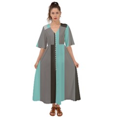 Stripey 20 Kimono Sleeve Boho Dress by anthromahe