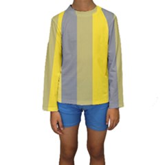 Stripey 21 Kids  Long Sleeve Swimwear by anthromahe