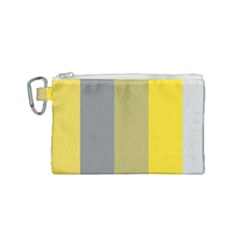 Stripey 21 Canvas Cosmetic Bag (small) by anthromahe