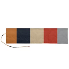 Stripey 22 Roll Up Canvas Pencil Holder (l) by anthromahe