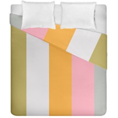 Stripey 23 Duvet Cover Double Side (california King Size) by anthromahe