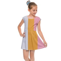 Stripey 23 Kids  Cap Sleeve Dress by anthromahe