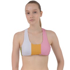 Stripey 23 Criss Cross Racerback Sports Bra by anthromahe