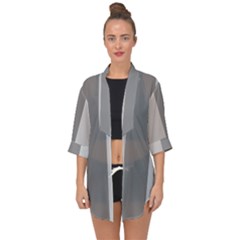 Stripey 24 Open Front Chiffon Kimono by anthromahe