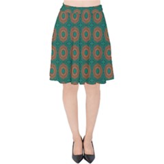 Df Alexis Finley Velvet High Waist Skirt by deformigo