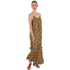 Df Villavechia Cami Maxi Ruffle Chiffon Dress by deformigo